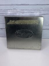 Vtg Delacre Tin Box Metal Cookie Biscuit Container Advertisement 9-1/8 x 8-1/2 picture