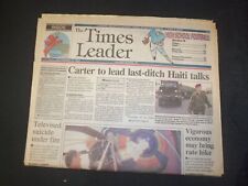 1993 SEP 17 WILKES-BARRE TIMES LEADER - CARTER TO LEAD HAITI TALKS - NP 7569 picture