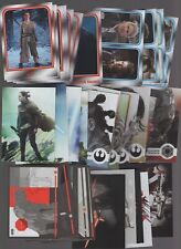 Star Wars Journey Last Jedi 2017 Topps Set 110 Trading Cards & 4 Chase Sets (37) picture