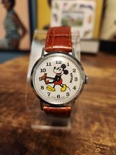 VINTAGE BRADLEY MICKEY MOUSE MANUAL WIND WATCH picture