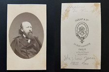 Carjat, Paris, James Stephens, Chef of the Irish Fenians, 1860 Vintage Albumen  picture