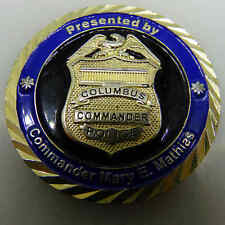 COLUMBUS POLICE COMMANDER PATROL ZONE 3 CHALLENGE COIN picture