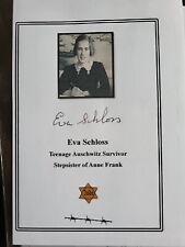 Bookplate Signed By Eva Schloss Stepsister Of Anne Frank picture