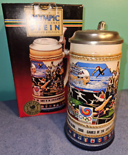 1988 Anheuser Busch Olympic Stein Seoul Summer Games Gerz Boxed picture