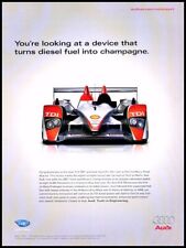 2008 2007 Audi R10 TDI Race Team Original Advertisement Car Print Ad D80 picture