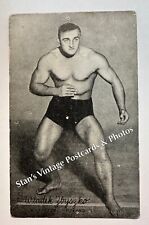 Polish Wrestling Star Wladek Zbyszko Poland Strongman Vintage Postcard picture