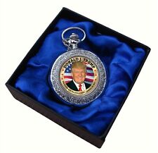 Trump Coin made From JFK Half dollar  Pocket Watch  picture