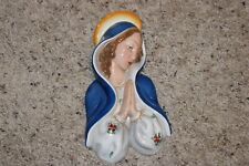 Vintage Virgin Mary Madona Wall Hanging MADE IN ITALY picture
