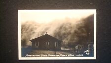 Vintage RPPC Postcard - 1935 DUST BOWL STORM - Midwest Plains States picture