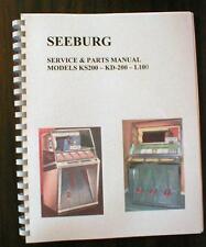 Seeburg KS200 - KD200 - L100  Jukebox manual picture
