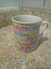 Vintage Computer Terms 1986 RARE INARCO Mug picture