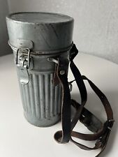 WW2 Original German gas mask container picture