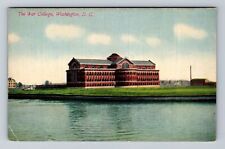Washington DC, Scenic View The War College, Antique Souvenir, Vintage Postcard picture