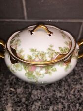 Haviland Limoges China Sugar Bowl Schleiger ~ Made in France ~ Early 1900's picture