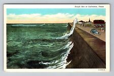 Galveston TX-Texas, Seawall, Gulf Coast, Antique Vintage Postcard picture