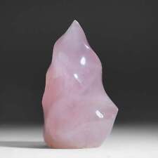 Polished Rose Quartz Flame Freeform From Brazil (2 lbs) picture