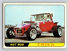1968 Topps MILTON BRADLEY Hot Rods #5 T Plus 11 VGEX+ picture