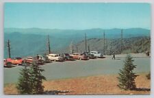 Postcard View From Clingman's Dome Parking Area Fontana Dam North Carolina Cars picture