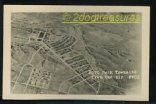 Rppc Fort Ft Peck Mt Montana Townsite From The Air Dam Boom Town Old Real Photo picture