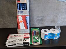 VINTAGE OFFICE SUPPLIES~PAPER MATE~ACCO-ibico-SANFORD ~ STAPLES ... SEE PICS picture