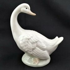 Vintage Duncan Royale Fine Porcelain Duck Figurine White Looking Back picture
