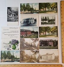 (14) Vintage MT/MOUNT MORRIS, ILLINOIS Postcards Lot/Some RPPC/Real Photo L@@K picture