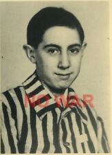 WWII ORIGINAL WAR PHOTO BOY FORMER CAMP PRISONER VICTIM OF WAR AFTER LIBERATION picture