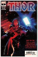 THOR #5 (2020)- 1ST FULL APPEARANCE BLACK WINTER- COVER A 1ST PRINT- MARVEL- VF+ picture