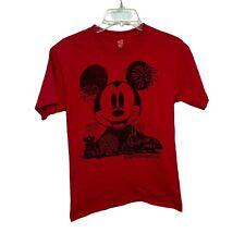 Vintage Walt Disney World Epcot Mickey Mouse T-Shirt Size S Hanes Cotton picture