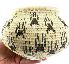 WOUNAAN WEAVER PANAMA by CRISTINA NEGRIA TEUCAMA weaved basket 6″ W x 5″ H picture