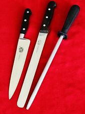 R.H.FORSCHNER - SWISS - CHEF - STEEL & CARVING KNIFE - EXCELLENT VINTAGE  picture