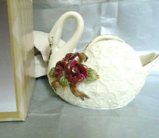 Swan Vase Bowl Planter - Diamond Collection International Bazaar - Small - New picture