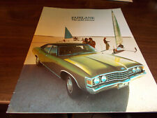 1974 Ford/Australia Falirlane 16-page Sales Catalog picture