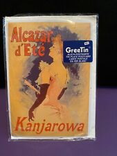 Vintage German GreeTin Blech-Postkarte Tin Plate Postcard Alcazard'Eté Kanjarowa picture