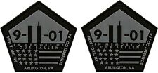 9 11  in Memory OF Our Fallen 9-11-01 PVC RUBBER PATCH  |2PC  Hook Backing  3