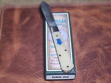 Cooper Cutlery Dollar Knife Co. Natural Worm Bone Blue Shield Jack (NWB BS) picture