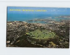Postcard Aerial View of the National Memorial Cemetery Hawaii USA picture