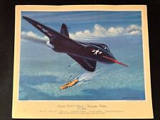 Douglas F4 D-1 Skyray Interceptor Fighter  Vintage Print picture