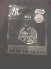 NY YANKEES STAR WARS PIN OF THE MONTH MAY 2024 PRINCESS LEIA MLB BASEBALL picture