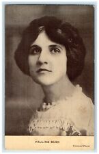 c1910's Pauline Bush Actress Vaudville Studio Portrait Antique Postcard picture