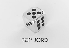 999 Silver Dice - 1oz - for Playing Games, Pure Fine Silver - Fast Shipping picture