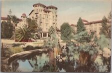 PASADENA, California Postcard HOTEL GREEN Front View / ALBERTYPE Hand-Colored picture