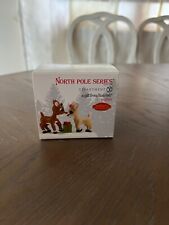 Dept 56 North Pole Rudolph the Red Nose Reindeer A Gift From Rudolph - BRAND NEW picture
