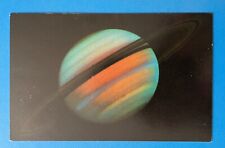 Saturn NASA Voyager 1 Image in 1980 Vintage Postcard picture