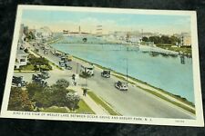 1920s Bird'e Eye View of Wesley Lake Between Ocean Grove and Asbury Park,NJ picture