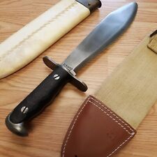 Windlass Army Bolo Knife 10.25 Carbon Steel Blade Wood Handle w/Blackened Pommel picture
