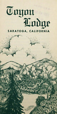 Vintage Toyon Lodge Saratoga CA Travel Brochure Duncan Hines Recommended 1930s picture