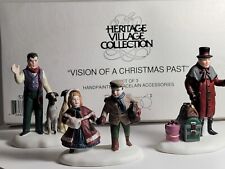 Department 56 Dickens Village Vision Of A Christmas Past 58173 Set of 3 picture