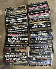 40 Ford Lincoln Mercury DEALERSHIP LICENSE PLATE FRAMES Man Cave Garage picture