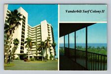 Naples FL-Florida, Vanderbilt Surf Colony II, Advertising Vintage c1984 Postcard picture
